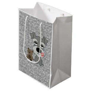 Bolsa De Regalo Mediana Bolso del regalo del Schnauzer