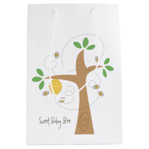 Bolsa De Regalo Mediana Bolso dulce del regalo de la abeja del bebé