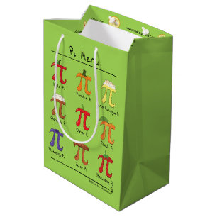 Bolsa De Regalo Mediana Bolso lindo del regalo del fiesta del día de la