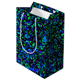 Bolsa De Regalo Mediana Bolso regalo - Salpicaduras azules