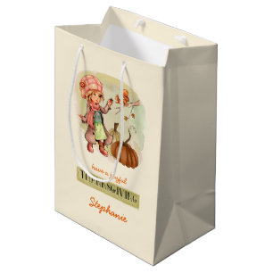 Bolsa De Regalo Mediana Bolsos conocidos del regalo de la acción de