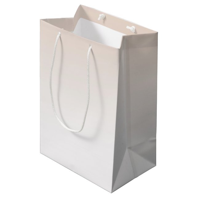 Bolsa De Regalo Mediana Bonito como Boda Peach (Angulo Anverso)