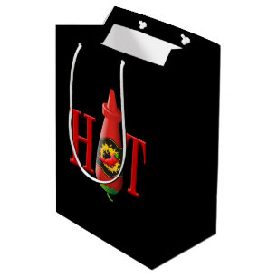 Bolsa De Regalo Mediana Botella de salsa picante