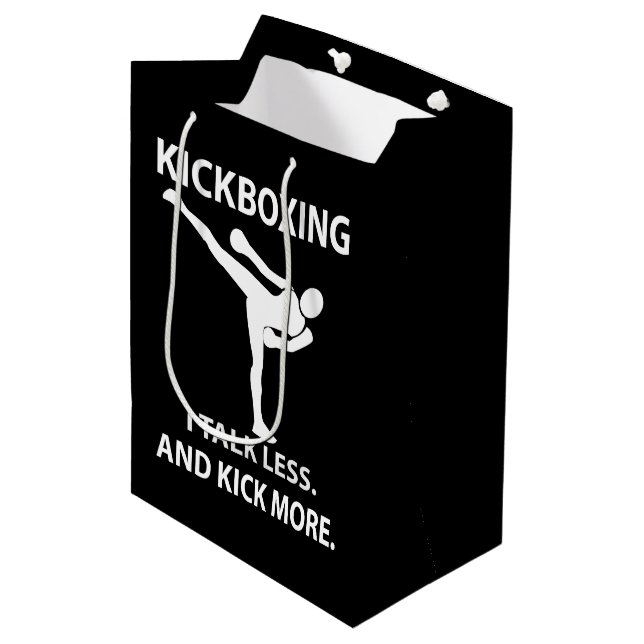 Bolsa De Regalo Mediana Boxeador de artes marciales de Kickboxing Kickboxi