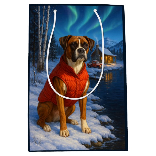 Bolsa De Regalo Mediana Boxer Holiday  (Anverso)