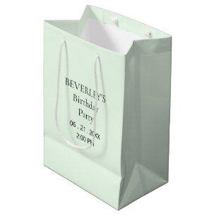Bolsa De Regalo Mediana Breve de luz personalizada