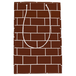 Bolsa De Regalo Mediana Brick Wall 