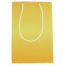 Bolsa De Regalo Mediana Bright Metallic Gold Bells