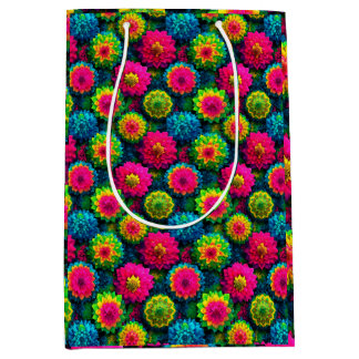 Bolsa De Regalo Mediana Brillo Vibrante de Diwali Diya