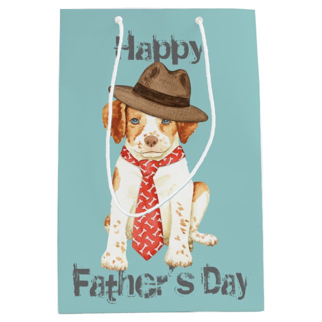 Bolsa De Regalo Mediana Brittany Dad (Anverso)