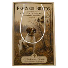 Bolsa De Regalo Mediana Brittany Spaniel – Arte de Caza de Chocha