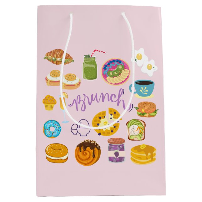 Bolsa De Regalo Mediana Brunch Squad (Anverso)