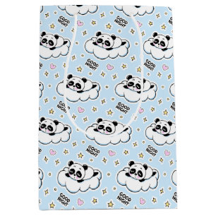 Bolsa De Regalo Mediana Buenas noches Dormido Panda Bear