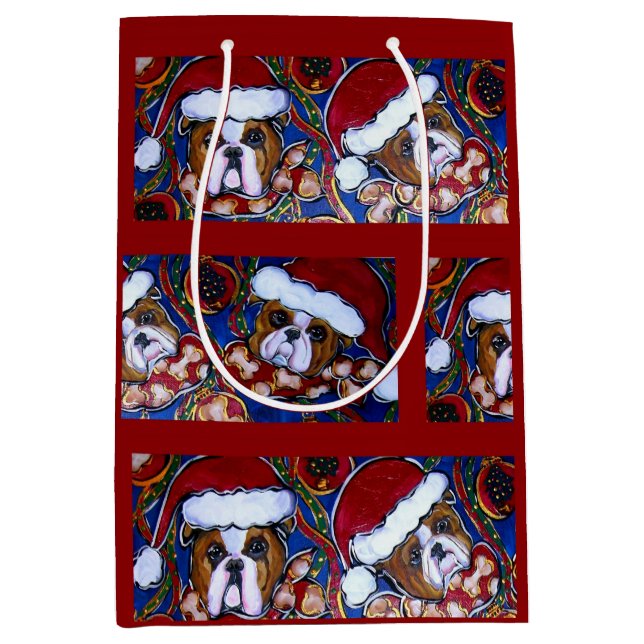 Bolsa De Regalo Mediana Bulldog (Anverso)