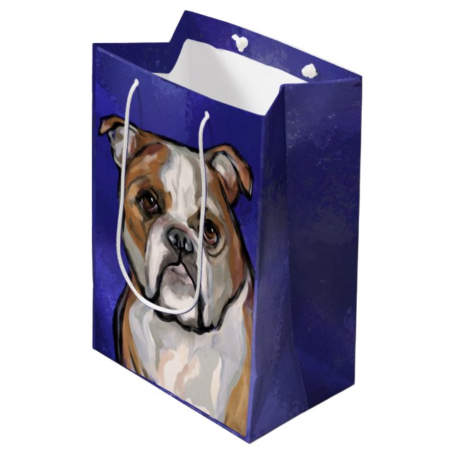 Bolsa De Regalo Mediana Bulldog (Angulo Anverso)
