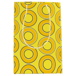 Bolsa De Regalo Mediana Butterscotch Retro Donuts