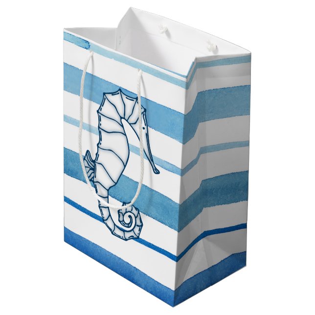 Bolsa De Regalo Mediana Caballo de mar (Angulo reverso)