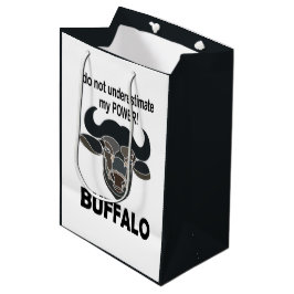 Bolsa De Regalo Mediana Cabeza de búfalo Bison Búfalo animal