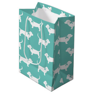 Bolsa De Regalo Mediana Cachorro de perro de Basset