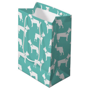 Bolsa De Regalo Mediana Cachorro de Perro Terrier de Boston