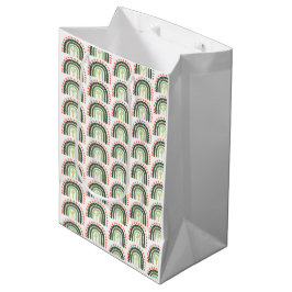Bolsa De Regalo Mediana Cactus Artisan Arcoiris Desierto moderno Saguaro F