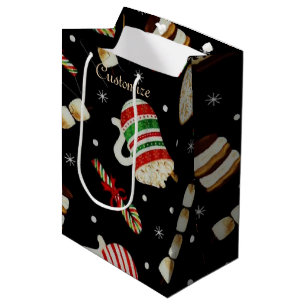 Bolsa De Regalo Mediana Café del navidad de Latte del café