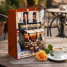 Cafetería italiana acuarela
