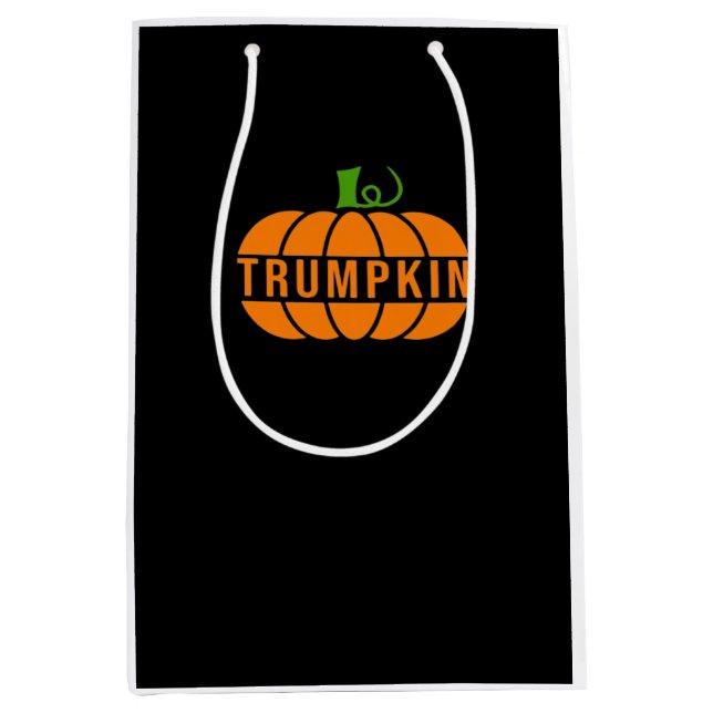 Bolsa De Regalo Mediana Calabaza de Trumpkin (Anverso)