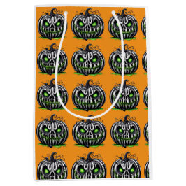 Bolsa De Regalo Mediana Calabaza enojada