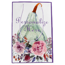 Calabaza pastel elegante otoño floral calabaza ver