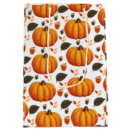 Bolsa De Regalo Mediana Calabazas de Otoño