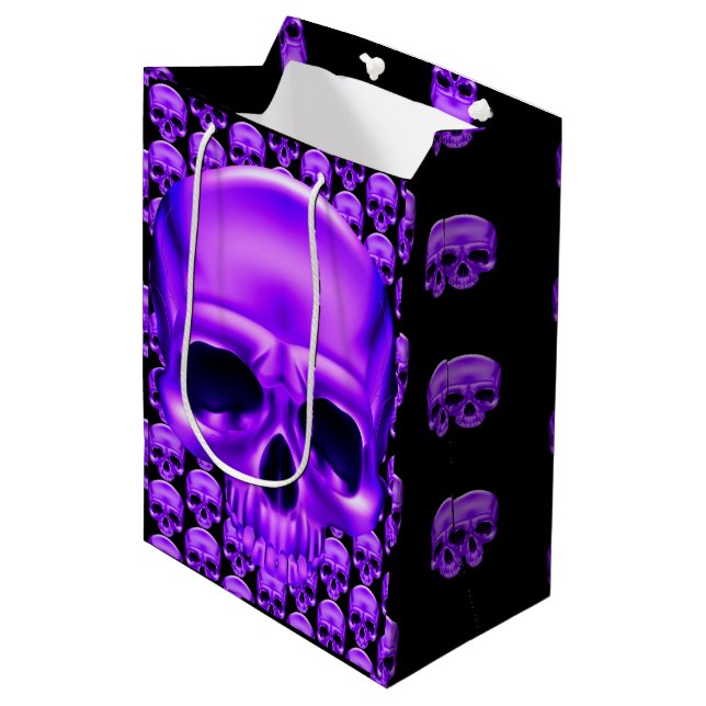 Bolsa De Regalo Mediana Calavera (Angulo Anverso)