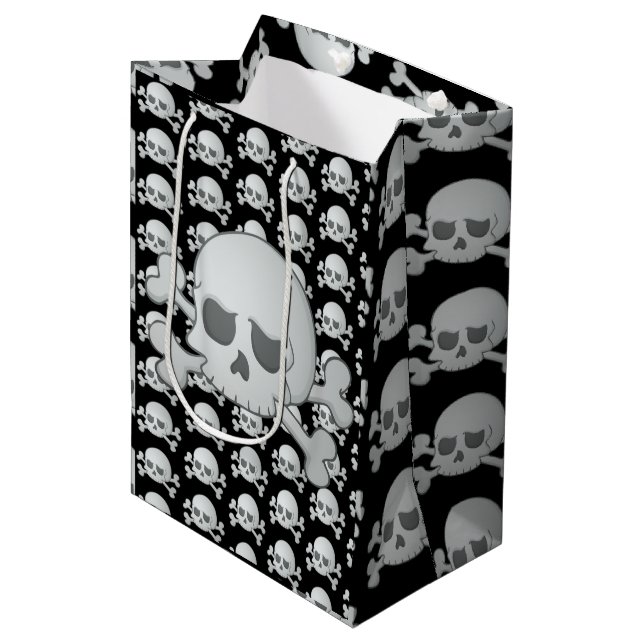 Bolsa De Regalo Mediana Calavera (Angulo Anverso)