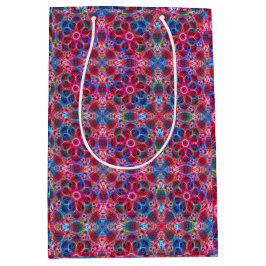 Bolsa De Regalo Mediana Calidoscopio de Floración