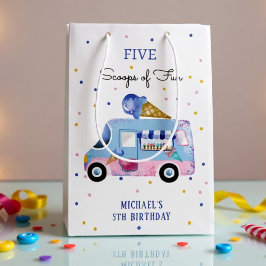 Bolsa De Regalo Mediana Camión de helados Casuales de divertidos niños cum