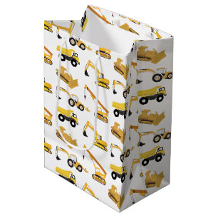 Bolsa De Regalo Mediana Camiones de construcción