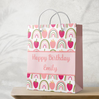 Bolsa De Regalo Mediana Campos de fresa Delight 2