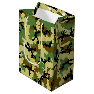 Bolsa De Regalo Mediana Camuflaje de Woodland