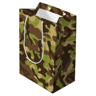 Bolsa De Regalo Mediana Camuflaje en cascada