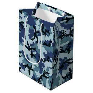 Bolsa De Regalo Mediana Camuflaje naval