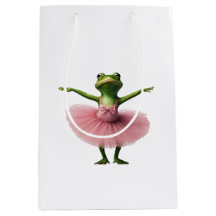 Bolsa De Regalo Mediana Canción 2 bailarina, rana, bailarina, sapo, Ai gen