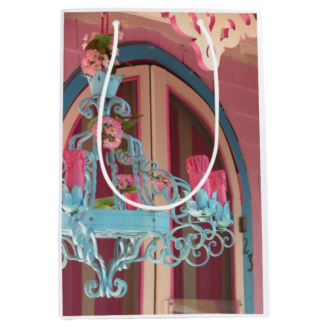 Bolsa De Regalo Mediana Candelabra y rosa - Viñedo de Martha (Anverso)