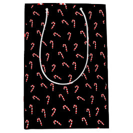 Bolsa De Regalo Mediana Candy Cane