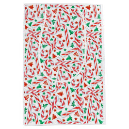 Bolsa De Regalo Mediana Candy Cane Sweetness