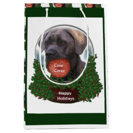 Bolsa De Regalo Mediana Cane Corso Navidades