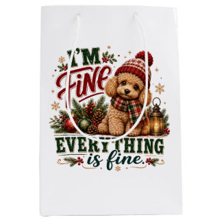 Bolsa De Regalo Mediana Caniche Bien Todo Está Bien