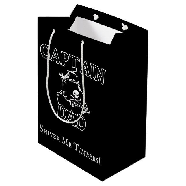 Bolsa De Regalo Mediana Capitán Papá - Ghostly Galleon (Angulo reverso)