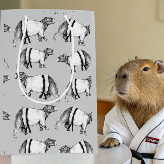 Bolsa De Regalo Mediana Capybara Karate