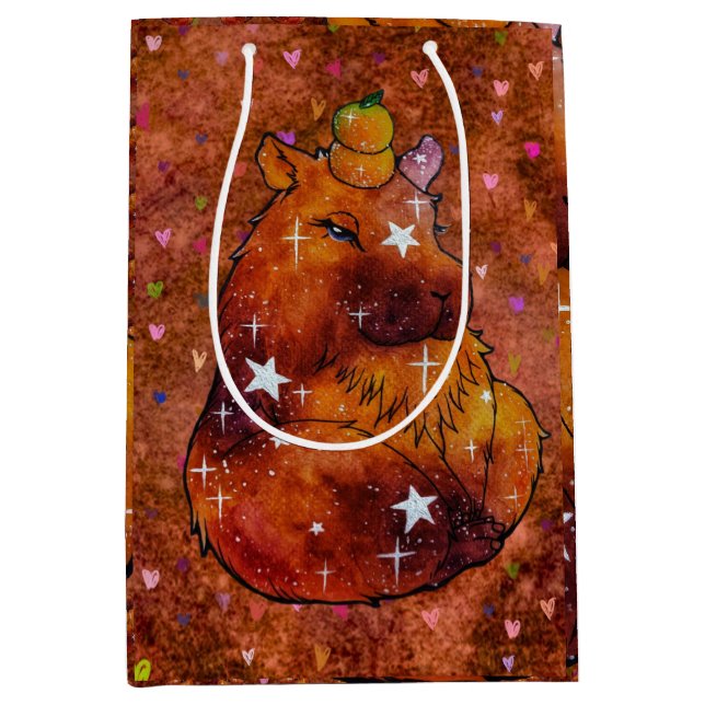 Bolsa De Regalo Mediana Capybara named Dream (Anverso)