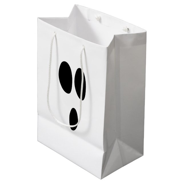 Bolsa De Regalo Mediana Cara del fantasma (Angulo Anverso)
